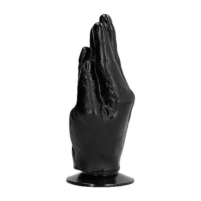 DILDO - ALL BLACK  FISTING 21CM