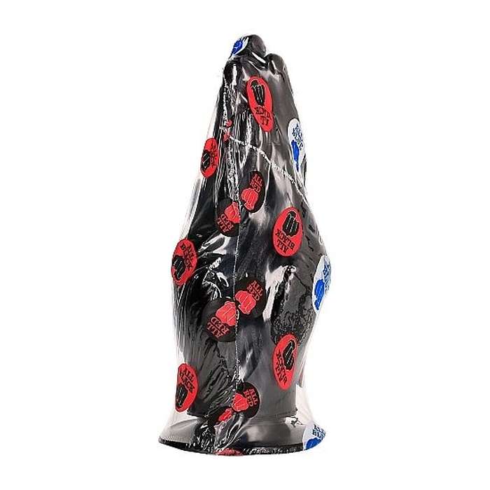 DILDO - ALL BLACK  FISTING 21CM