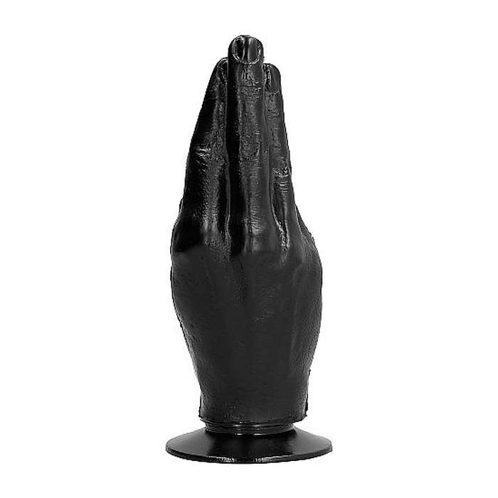 DILDO - ALL BLACK  FISTING 21CM