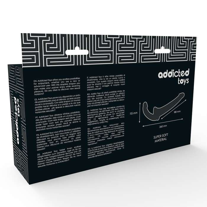DILDO COM ESTIMULADOR PONTO G - ADDICTED TOYS