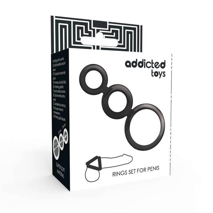 CONJUNTO DE ANEIS - ADDICTED TOYS