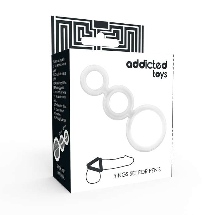 CONJUNTO DE ANEIS - ADDICTED TOYS