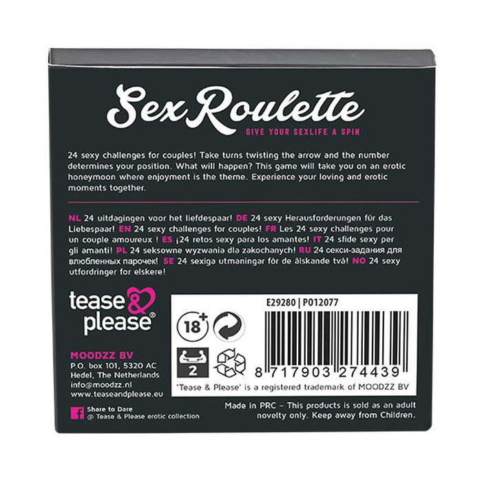 JOGO EROTICO - SEXO ROLETA AMOR E CASAMENTO (NL-DE-EN-FR-ES-IT-PL-RU-SE-NO)