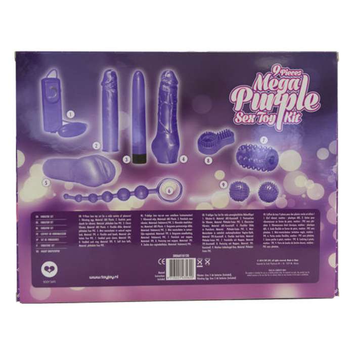SÓ PARA VOCÊ MEGA KIT DE BRINQUEDOS PURPLE SEX