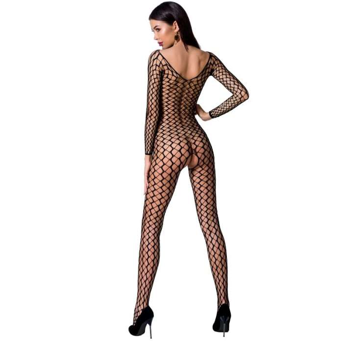 BODYSTOCKING - PASSION WOMAN BS068  - BLACK ONE SIZE