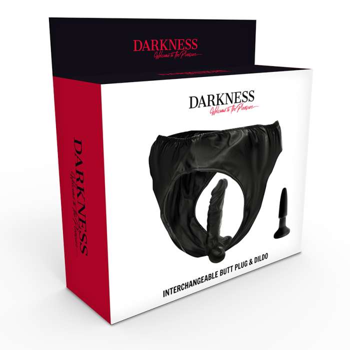 PLUG ANAL E DILDO - DARKNESS