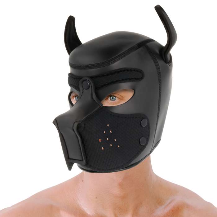 DARKNESS - MÁSCARA DOG HOOD COM CANO REMOVÍVEL L