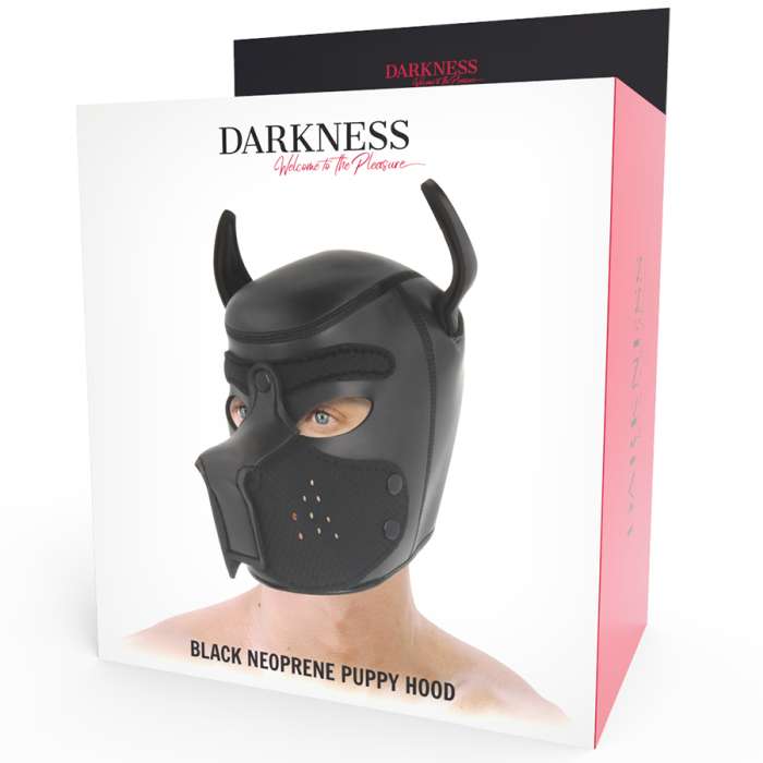 DARKNESS - MÁSCARA DOG HOOD COM CANO REMOVÍVEL L