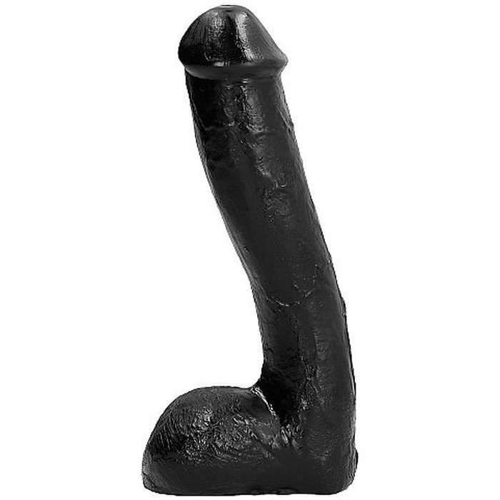 DILDO REALISTICO - ALL BLACK   23CM