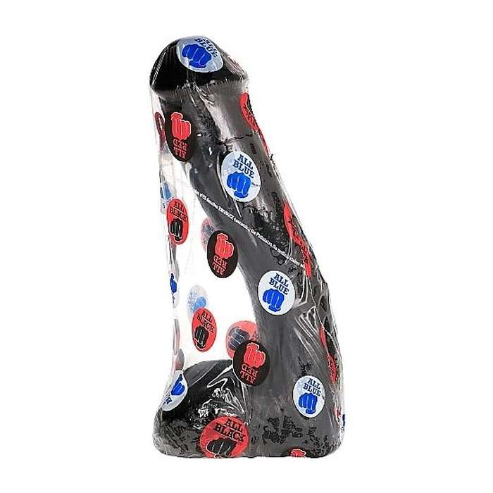 DILDO REALISTICO - ALL BLACK   23CM