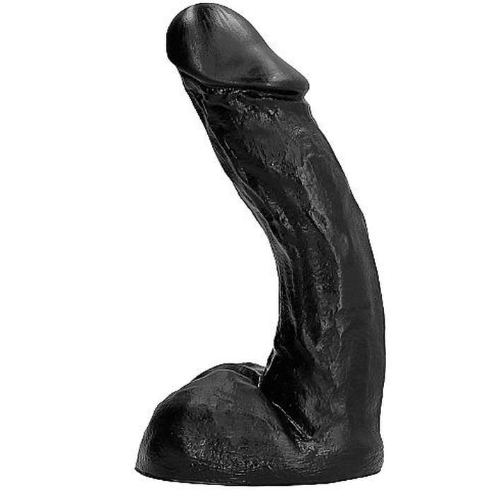 DILDO REALISTICO - ALL BLACK  23CM