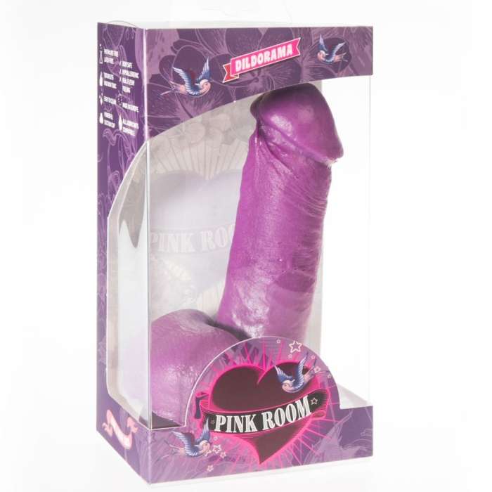 DILDO REALISTICO COM VENTOSA - PINK ROOM NAO  16 CM