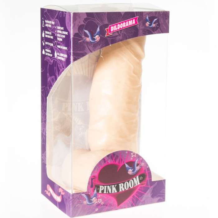 DILDO REALISTICO COM VENTOSA - PINK ROOM DAYAN 17 CM