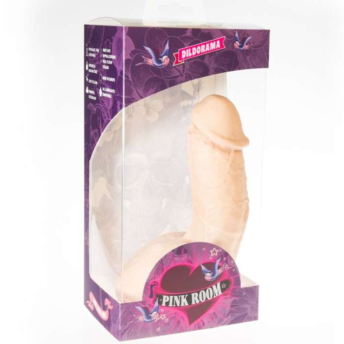 DILDO REALISTICO COM VENTOSA - PINK ROOM ELIAN  17,5 CM