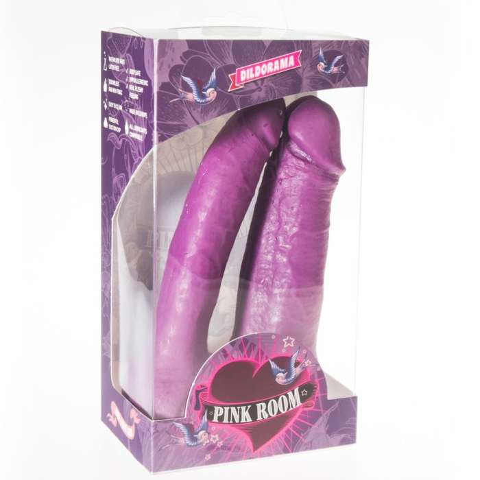 DILDO REALISTICO DUPLO -  PINK ROOM  ARTHUS  17CM / 15.5CM