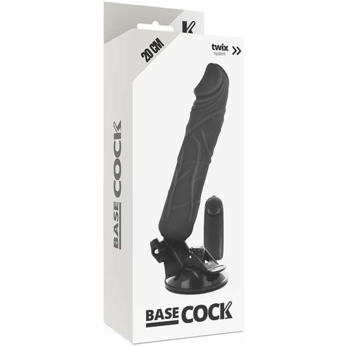 VIBRADOR REALISTICO COM CONTROLE REMOTO - BASECOCK 20CM