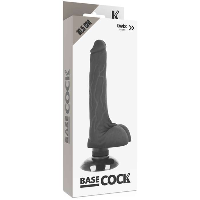 VIBRADOR REALISTICO - BASECOCK 18.5 CM