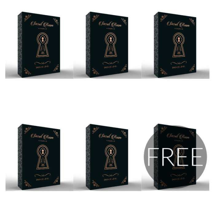 KIT EROTICO - SALA SECRETA KIT DE PRAZER BRONZE NÍVEL 2 PACK 5 + 1 GRÁTIS