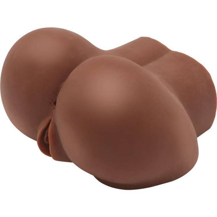 MASTURBADOR REALÍSTICO - COM VIBRADOR MARROM