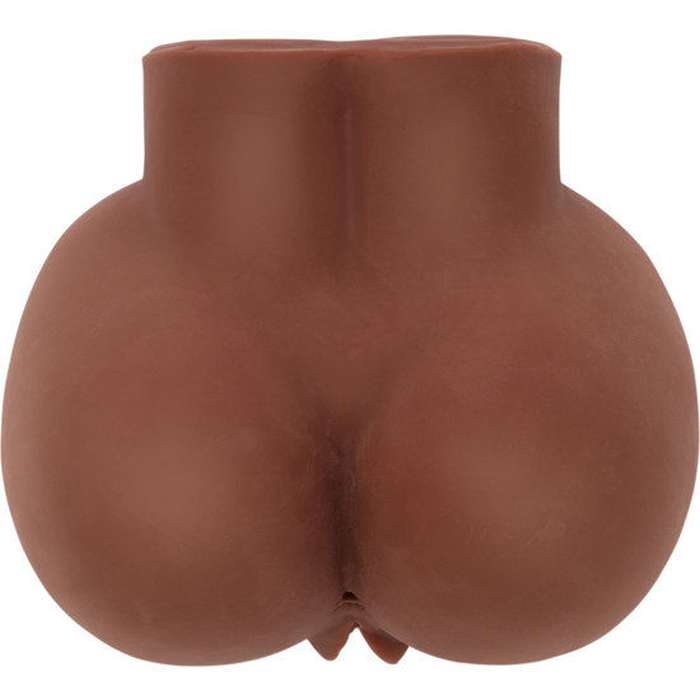 MASTURBADOR REALÍSTICO - COM VIBRADOR MARROM