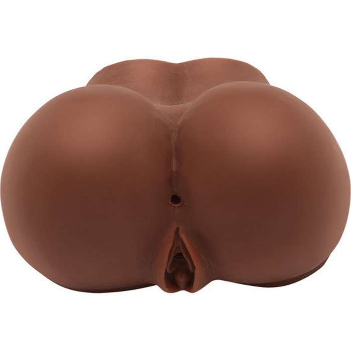 MASTURBADOR REALÍSTICO - COM VIBRADOR MARROM
