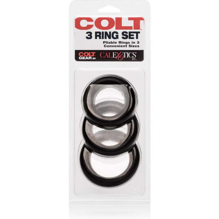 CONJUNTO DE ANEIS PARA PÉNIS - COLT