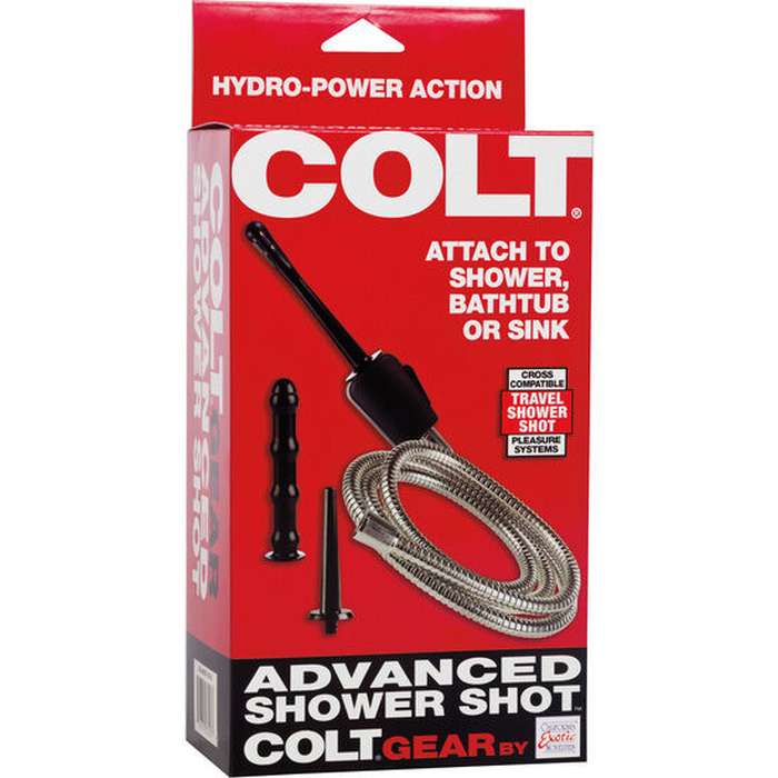 MANGUEIRA FLEXIVEL PARA DUCHE ANAL - COLT ASVANCED TRAVEL SHOWER