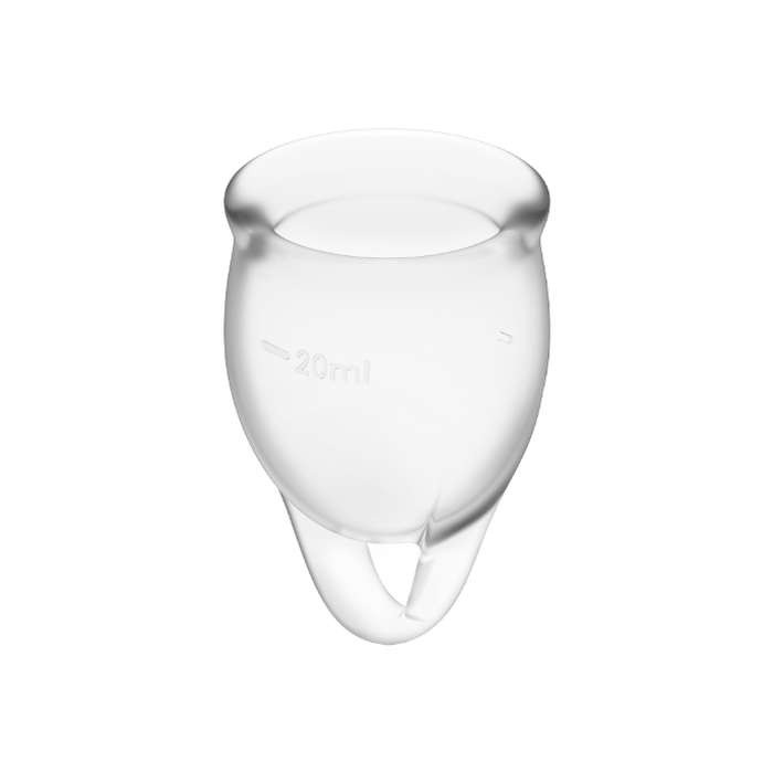 COPO MENSTRUAL - SATISFYER CUP CLEAR 15 + 20ML