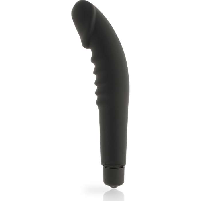 DOLCE VITA REALISTIC PLEASURE VIBRATOR SILICONE BLACK
