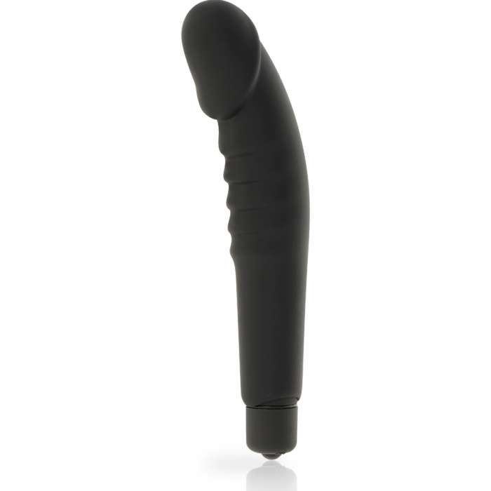 DOLCE VITA REALISTIC PLEASURE VIBRATOR SILICONE BLACK