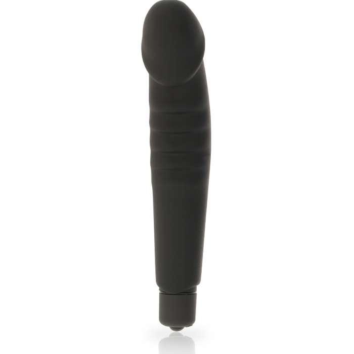 DOLCE VITA REALISTIC PLEASURE VIBRATOR SILICONE BLACK