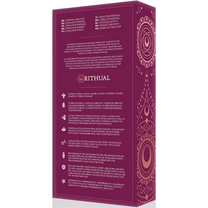 VIBRADOR ESTIMULADOR CLITORIS - RITUAL ANUSARA DUAL