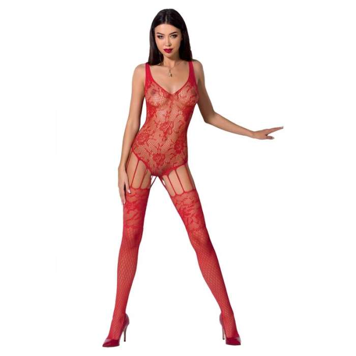 BODYSTOCKING - PASSION WOMAN BS074ONE SIZE RED