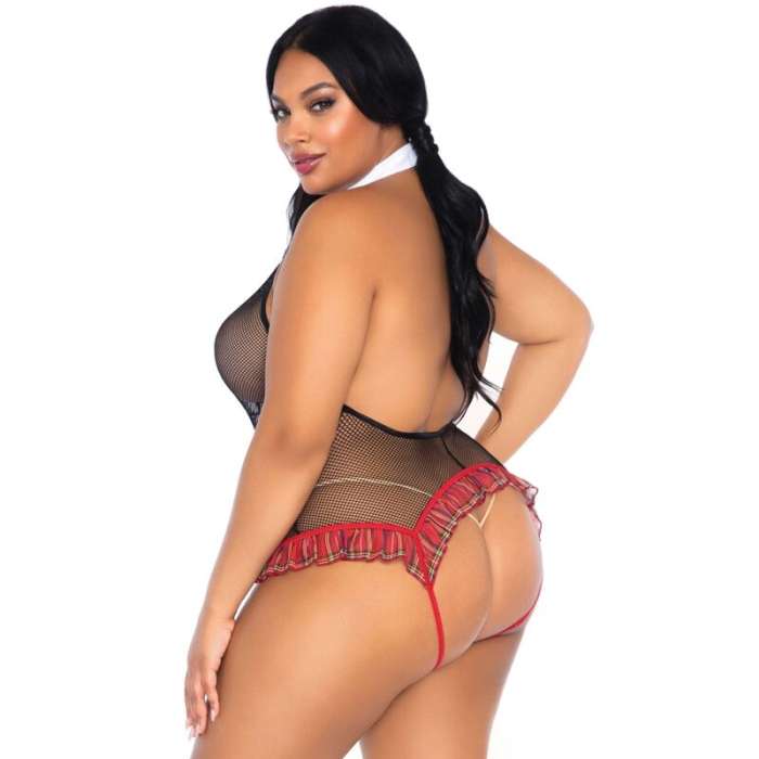 FANTASIA - LEG AVENUE TEDDY SCHOOLGIRL PLUS SIZE