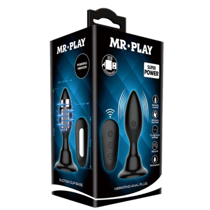 PRETTY LOVE MR PLAY PLUG CON VIBRACION CONTROL REMOTO 10.8 CM
