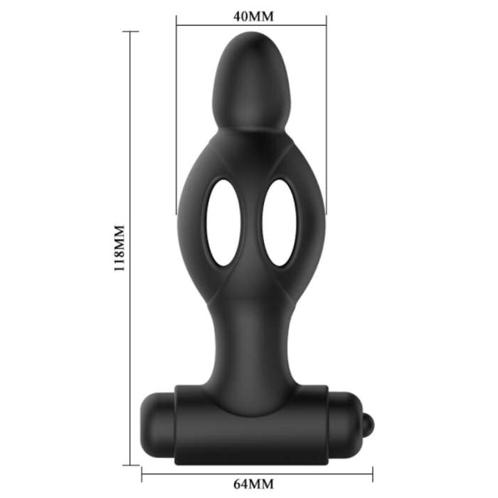 PRETTY LOVE MR PLAY PLUG ANAL CON VIBRACIÓN 11.8 CM