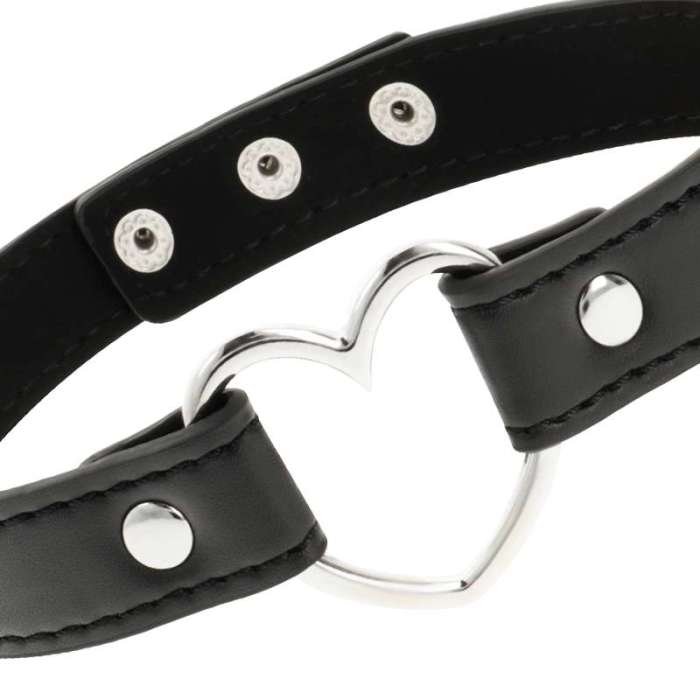 COQUETTE COLLAR CUERO VEGANO ACCESORIO WOMAN CORAZ