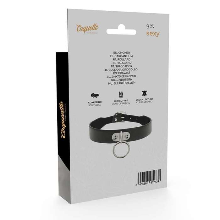 COQUETTE - COLAR COURO VEGANO