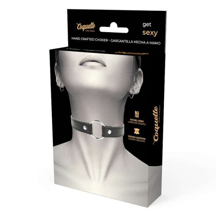 COQUETTE COLLAR CUERO VEGANO ACCESORIO WOMAN