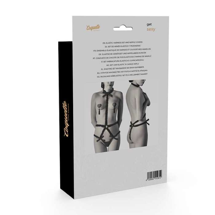 COQUETTE LINGERIE SET CON PEZONERAS DELUXE