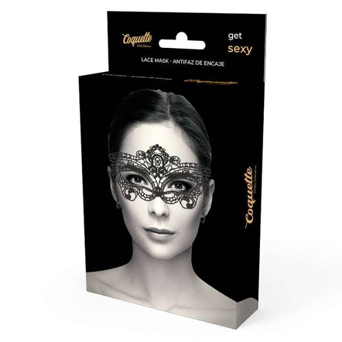 COQUETTE CHIC DESIRE ANTIFAZ ENCAJE NEGRO