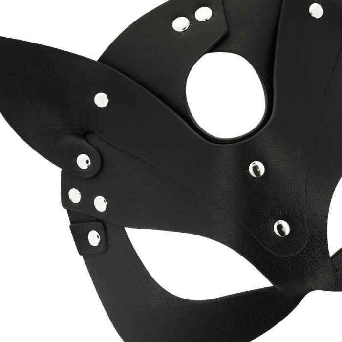 MASCARA DE COURO VEGANO - COQUETTE