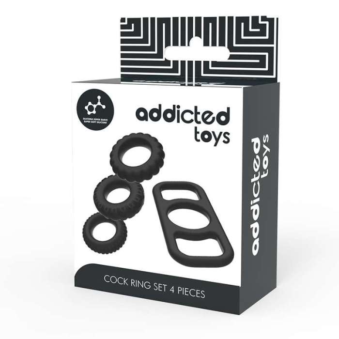 SET DE 4 ANEIS - ADDICTED TOYS