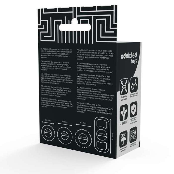 SET DE 4 ANEIS - ADDICTED TOYS
