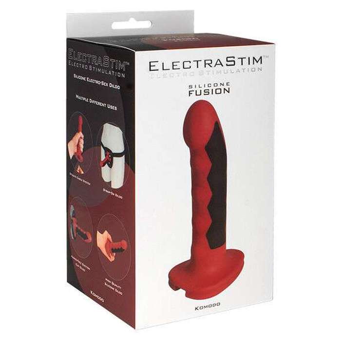 DILDO COM ELETROESTIMULAÇÃO - ELECTRASTIM FUSION KOMODO