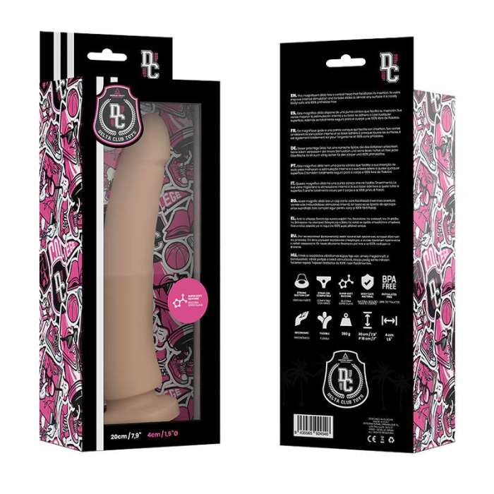 DILDO NATURAL SILICONE MEDICO 20 X 4CM