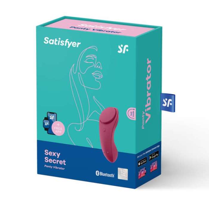 VIBRADOR PARA TANGA COM APP - SATISFYER SEXY SECRET