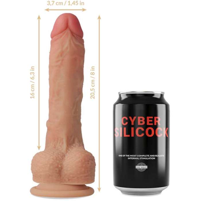 ARNÊS COM DILDO CYBER SILICOCK