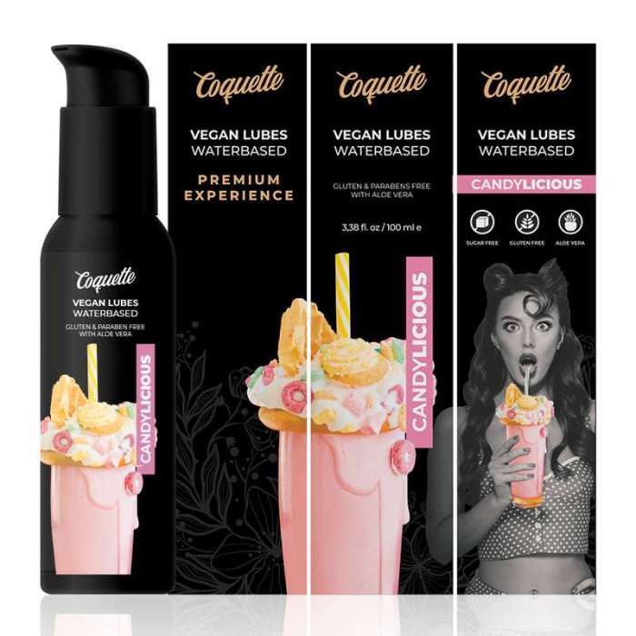 LUBRIFICANTE VEGAN - COQUETTE PREMIUM CANDYLICIOUS 100ML