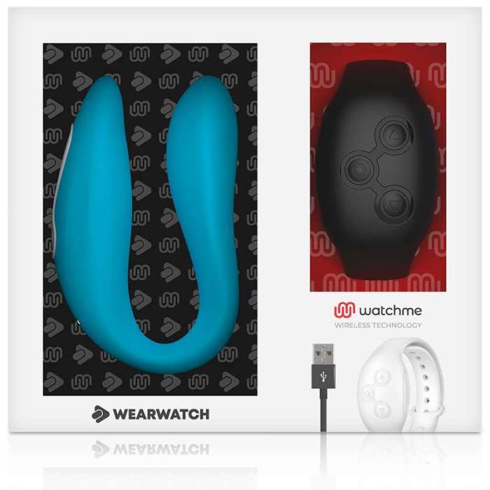 VIBRADOR DUPLA ESTIMULAÇÃO COM CONTROLE REMOTO - DUAL PLEASURE WIRELESS WATCHME